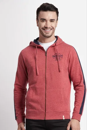 Beverly Hills Polo Club Hooded Cotton Front Open Sweatshirt