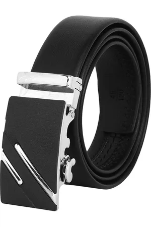 Zacharias Men Slim Textured Autolock Belt