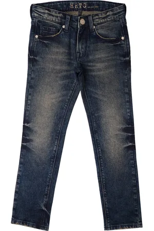 Pepe Jeans Boys Mid Rise Slim Fit Clean Look Heavy Fade Stretchable Cotton Jeans