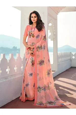 VAIRAGEE Floral Printed Saree