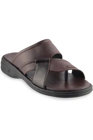 men synthetic slip on comfort sandals