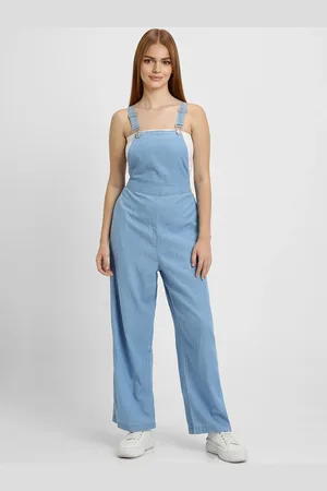 Buy Juniors Denim Dungarees with Pocket Detail Online for Girls |  Centrepoint UAE