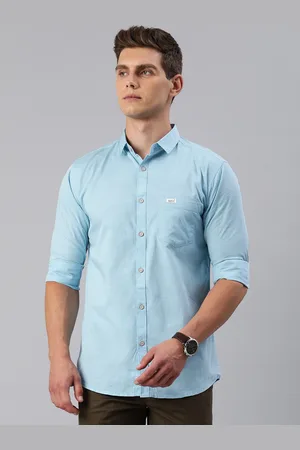 Majestic Men Comfort Slim Fit Opaque Casual Shirt