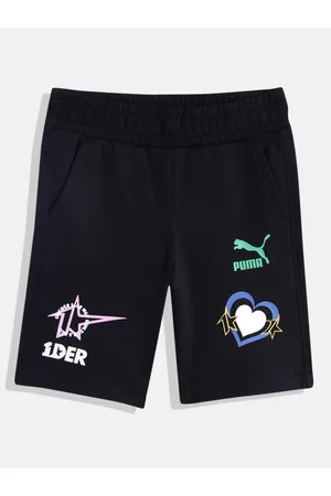 PUMA X1DER Boys Typography Printed Shorts