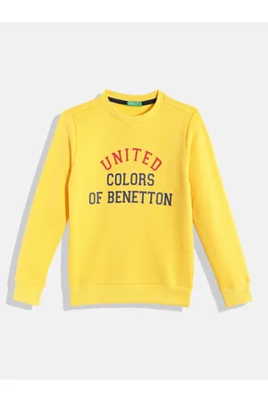 Benetton Boys Brand Logo Printed Sweatshirt