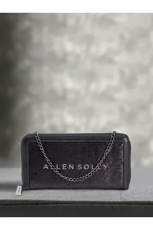 Buy Allen Solly Women Solid PU Two Fold Wallet - Wallets for Women