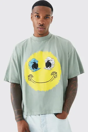 Boohoo Printed Cotton Boxy T-shirt