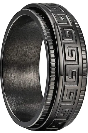 Meenaz Men Silver-Plated Stainless Steel Finger Ring