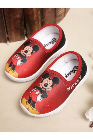 Kidsville Boys Mickey & Friends Printed Slip-On Sneakers