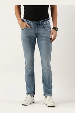 Peter England Men Slim Fit Heavy Fade Jeans