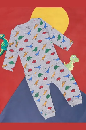 Pantaloons Boys Graphic Printed Round Neck Long Sleeve Clothing Set