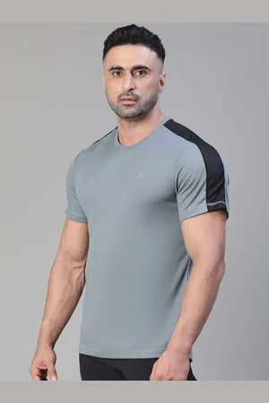 ATHLISIS Round Neck Raglan Sleeve Dri-FIT Slim Fit Gym T-shirt