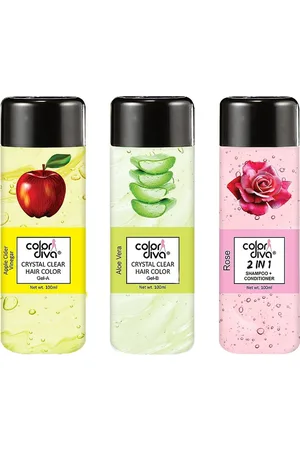 Adbeni Color Diva Set Of 3 Hair Color Gels & 2 In 1 Shampoo & Conditioner- 100ml Each