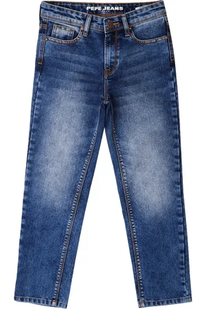 Pepe Jeans Boys Relaxed Fit Mid-Rise Heavy Fade Stretchable Jeans