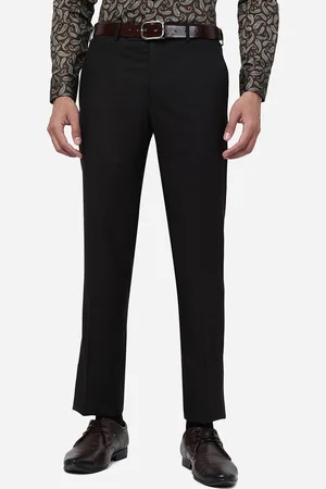 Greenfibre Men Slim Fit Formal Trousers