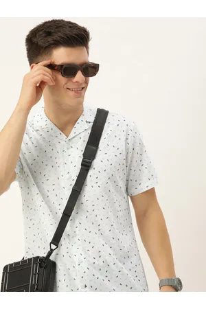Mast & Harbour Men Classic Slim Fit Opaque Floral Printed Casual Shirt