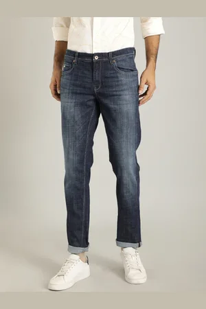 Indian Terrain Men Brooklyn Clean Look Mid-Rise Slim Fit Light Fade Stretchable Jeans