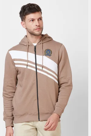 Giordano Striped Hooded Sweatshirt