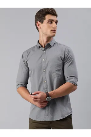 Majestic Men Comfort Slim Fit Opaque Casual Shirt