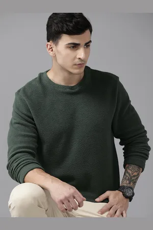 Roadster The Lifestyle Co. Men Mock Collar Sweatshirt