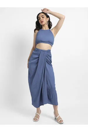 Campus Halter Neck Top & Skirt