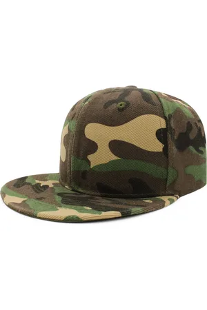 JENNA Unisex Camouflage Printed Adjustable Flat Cap