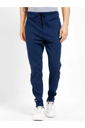 Maniac Men Striped Cotton Joggers