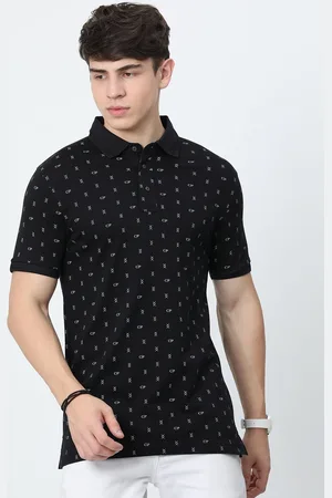 Classic Polo Printed Polo Collar Slim Fit Cotton T-shirt