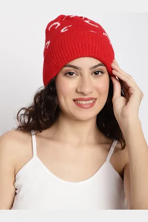 Ellis Conversational Printed Design Acrylic Beanie