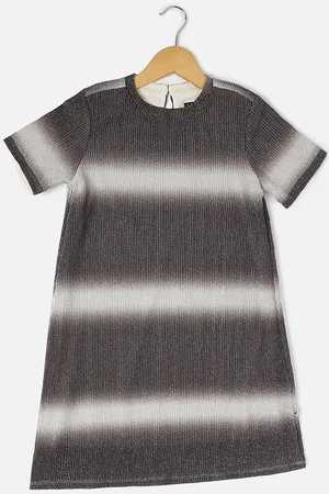 Allen Solly Girls Striped T-Shirt Dress