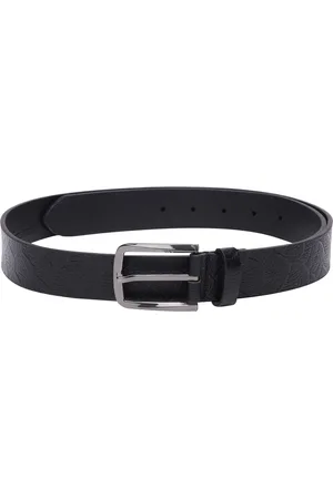 LOUIS PHILIPPE Men Black Genuine Leather Belt - Price History