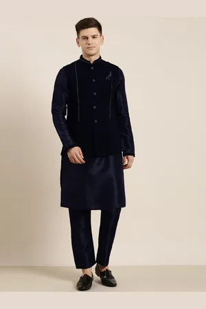 TheEthnic.Co Kurta & Trousers With Nehru jacket