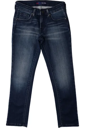 Pepe Jeans Boys Slim Fit Mid-Rise Light Fade Stretchable Clean Look Jeans