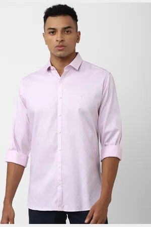 V Dot Men Micro Or Ditsy Printed Slim Fit Casual Shirt