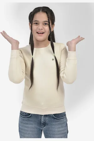 Crimsoune Club Girls Cotton Pullover