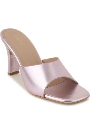 Scentra Open Toe Block Heels