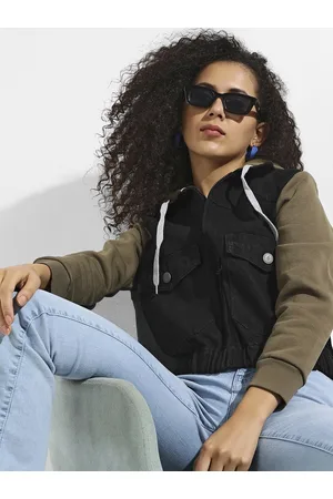 Campus Women Multicoloured Windcheater Outdoor Bomber Jacket