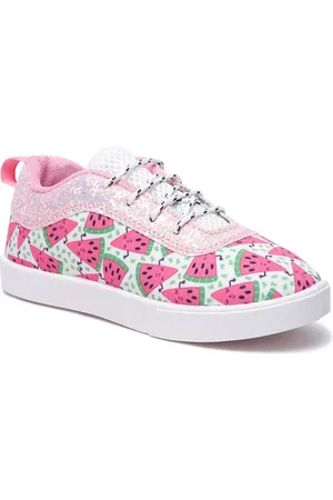 YK Girls Printed Canvas Sneakers