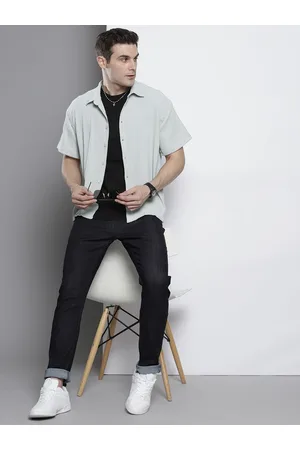 Boohoo Boxy Crinkle Casual Shirt