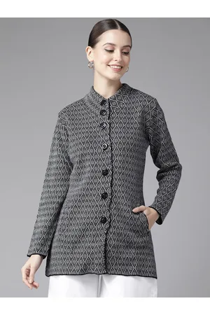 Cayman Women Acrylic Lightweight Longline Tailored Jacket