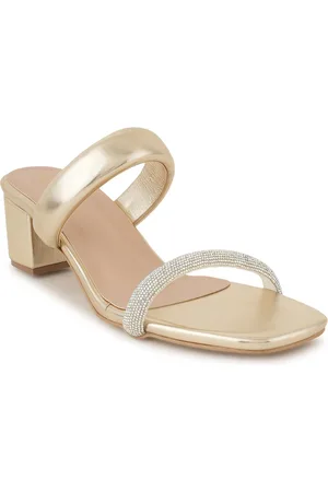 Scentra Embellished Block Heels