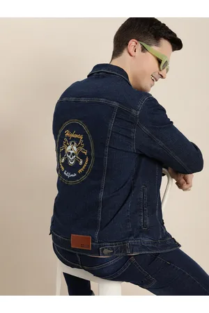 HERE&NOW Graphic Embroidered Denim Jacket