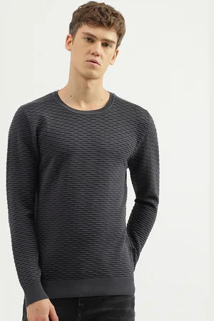 Benetton Self Design Cotton Pullover Sweater