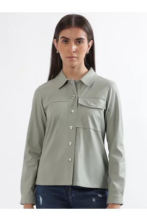 Elle Cuffed Sleeves Shirt Style Top