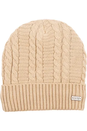 Status Quo Men Self Design Acrylic Beanie