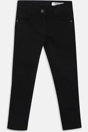 Blue Giraffe Girls Regular Fit Mid-Rise Clean Look Stretchable Jeans