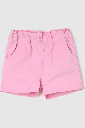 Max Collection Girls Mid-Rise Cotton Shorts
