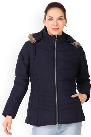 Brazo Lightweight Faux Fur Trim Longline Parka Jacket