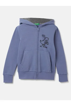 Benetton Infant Boys Front Open Hooded Sweatshirt