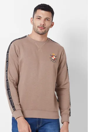 Giordano Round Neck Applique Sweatshirt
